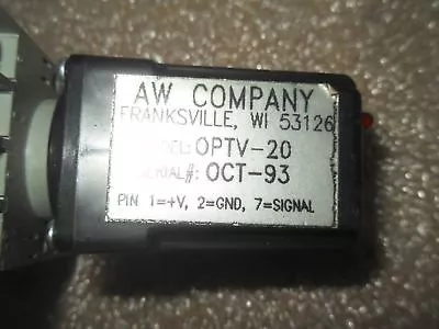 1 Aw Company Optv-20 Light To Frequency Converter • $33