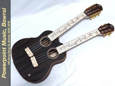 $795 • Buy Ortega Hydra Double Neck Tenor Ukulele - Ziricote With Pickup