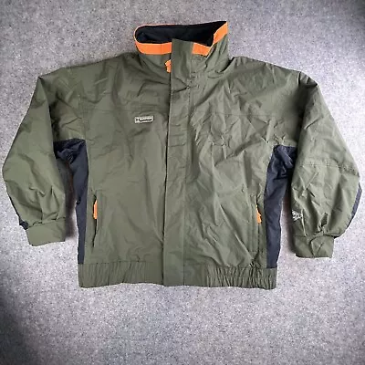 Mens Columbia Field ROC Bugaboo 1986 Interchange Jacket Dark Green Orange Sz XL • $44.99