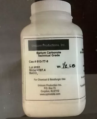 Withurite/Barium Carbonate  Powder  1/2 Lb • $27.35
