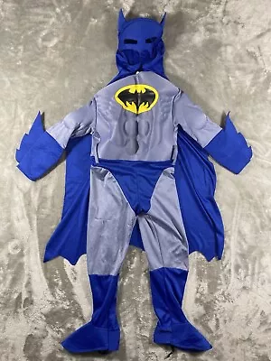 Batman Child Small Costume Rubies Muscle Jumpsuit Cape Mask Deluxe Licensed • $19.95