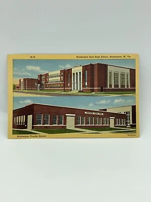 $10 • Buy Huntington East High School Trades Schools W Va Postcard