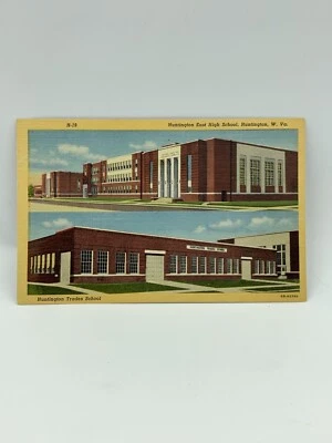 $10 • Buy Huntington East High School Trades Schools W Va Postcard