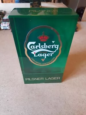 Calsberg Pilsner Lager Rare Vintage Pub Bar Font Display • £45