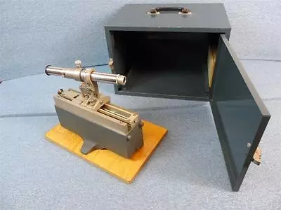 Central Scientific / Gaertner Micrometer Slide Microscope W/ Metal Case • $178.81