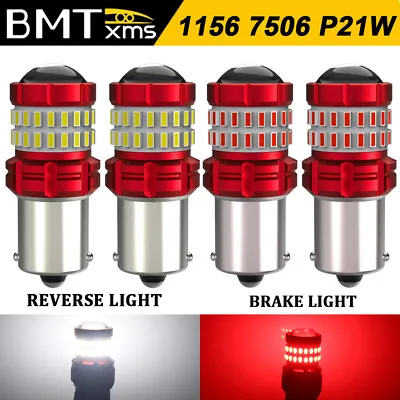 $18.46 • Buy 4x 1156 7506 LED Backup Reverse Tail Brake Light For BMW AUDI Mercedes-Benz