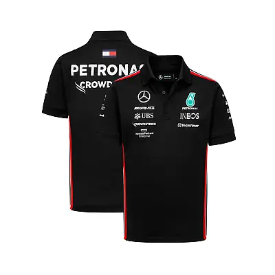 Mercedes Racing Polo Shirt (Size M) Men's Stitchd F1 Team Polo Shirt - New • £34.99