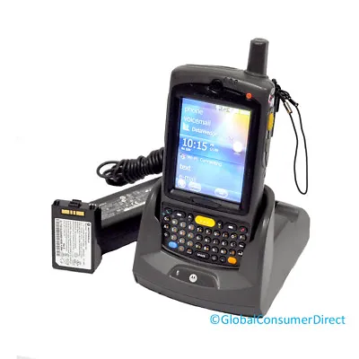 Motorola MC75A0-PY0SWQQA9WR 1D Barcode Scanner PDA WM6.5 WiFi +Desktop Cradle! • $89.88