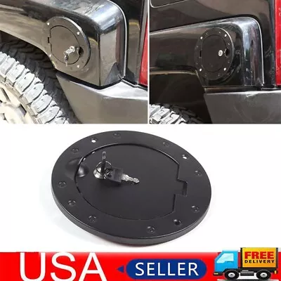 For 2003-2010 Hummer H3 & H3T Locking Fuel Door Gas Tank Cap Cover ALUMINUM US • $71.99