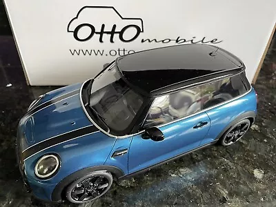 1/18 Otto Ottomobile Mini Cooper S Metallic Blue L/E 999 Resin OT982 MIB New • $122.08