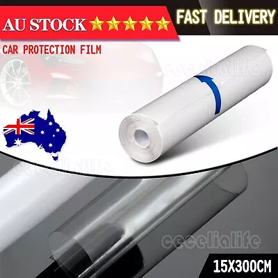 Clear Bra Car Paint Protector Vinyl Wrap Film Scratches Shield Protect 15cmx3m • $11.99
