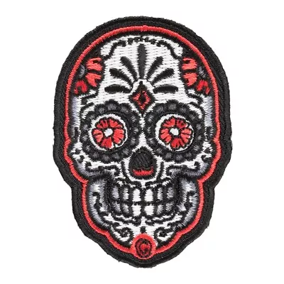 Ojos De Margaritas Rojas Sugar Skull Patch Candy Skull Patches • $4.99