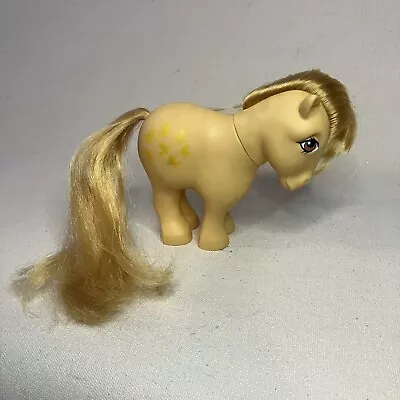 My Little Pony G1 BUTTERSCOTCH Hasbro 1982 Yellow Butterfly Flat Feet Earth Pony • $14.99