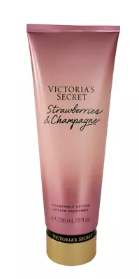 NEW Victoria's Secret Strawberries & Champagne Body Lotion 8 Oz - Free Shipping • $15.95