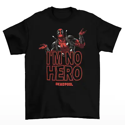 Deadpool Im No Hero Marvel T-shirt • £14.99