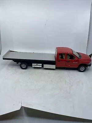 1/18 Motor Max Dodge Ram 1500 4X4 Quad Cab Red Turned Into Tow Truck • $59.50