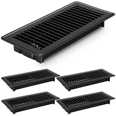 Floor Vents Floor Registers 4x10 Inch Heavy Duty Metal Heat Air Vent Covers 4X10 • $56.17