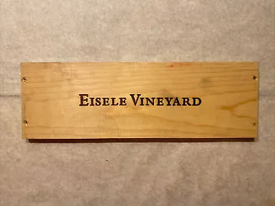1 Rare Wine Wood Panel Eisele Vineyard Napa Vintage CRATE BOX SIDE 1/23 1293 • $8.95