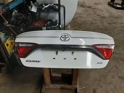 Trunk/Hatch/Tailgate Trunk Lid WHT Rear View Camera With Spoiler 15 16 17 CAMRY  • $810.04