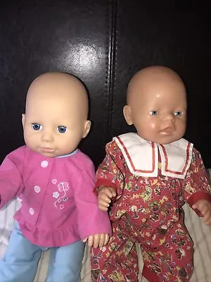 Two Baby Dolls Zapf 2014 Crawling Doll With Sounds. One Max Zapf Baby. • $15.16
