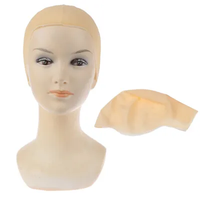 Latex Bald Cap Skin Head Rubber Wig Fancy Dress Up Halloween Costume Accessory • $12.54