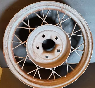 1930 1931 Model A Ford 19  Inch WIRE SPOKE WHEEL Original 5 Lug  • $89.96