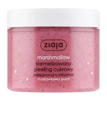 Ziaja Marshmallow Caramelized Sugar Scrub Strawberry Fluff 300 Ml • £13.85