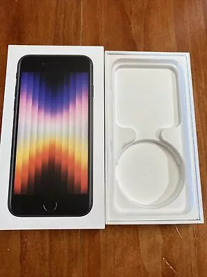 IPhone SE 2022 Midnight 64G Model A2595 (Empty Box Only) • $13.99