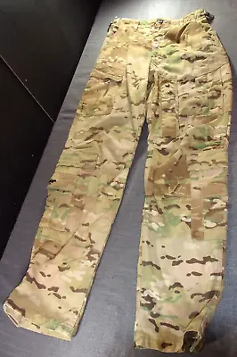 FR FLAME RESIST Multicam Army Aircrew Combat Pants Trousers Small Long DEFECTS • $22.49