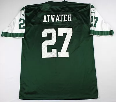 Steve Atwater New York Jets Vintage 90's Puma NFL Football Jersey Large • $49.99