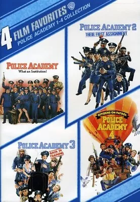 4 Film Favorites: Police Academy 1-4 Collection [New DVD] Full Frame Widescre • $12.45