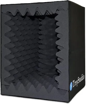 Vocal Booth Box Portable Sound Recording Reflection Filter Isolation Shield • $46.96
