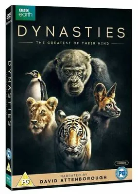 Dynasties DVD Special Interest (2018) David Attenborough New Quality Guaranteed • £2.39