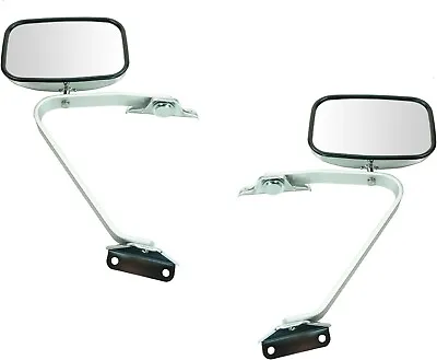 Chrome Manual Mirrors For Ford Ranger 1983-1992 Bronco II 1984-1990 Pair • $99.95