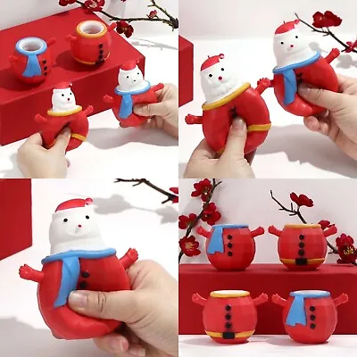 £5.99 • Buy Xmas Buy 1 Get 1 Free Popper Fidget Toy Squishy Santa Snowman Stocking Filler