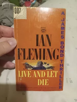 Live And Let Die By Ian Fleming Paperback Signet 1954  James Bond 007 • $20