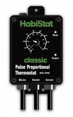 $109 • Buy HabiStat Pulse Proportional Thermostat Black 600w