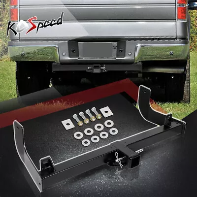 2  Class-3 Trailer Rear Bumper Tube Towing Hitch Receiver For 09-14 Ford F150 • $145.99