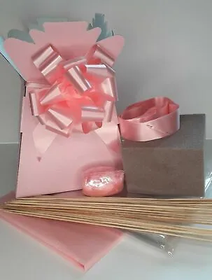 £9.95 • Buy Make Your Own DIY Sweet Choc Bouquet Kit Cello Bow Box Oasis Sticks Ribbon