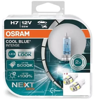 H7 Osram Cool Blue Intense NEXT GEN - 2 Free LED T10/W5W • $29.23