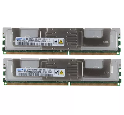 $17.38 • Buy 8GB Samsung Kits 2x 4GB PC2-5300F 2Rx4 DDR2-667MHz ECC FB-DIMM Server Memory RAM