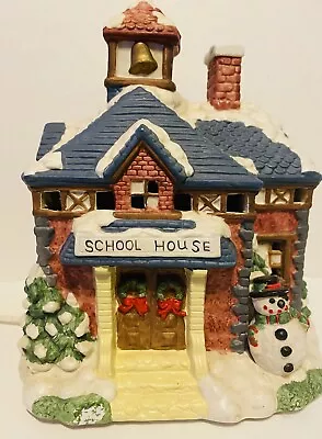 Vintage Mervyn's 1994 Christmas Village Square School House W/Original Box • $40