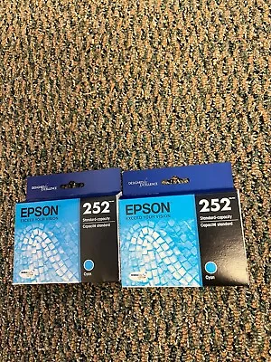 Epson 252 Ink Cartridge - Cyan (T252220-S) • $20