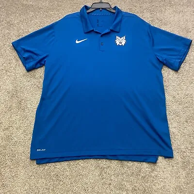 Minnesota Lynx Shirt Mens XXL Blue Nike Dri Fit Polo WNBA Basketball • $17.59
