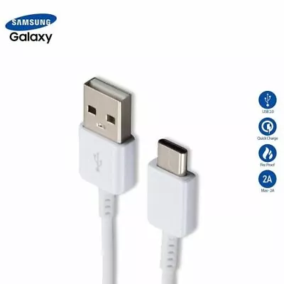 Genuine Samsung Cable S21 S9 S10 S20 Note10 Type C Fast Charger USB Data Galaxy • £2.99