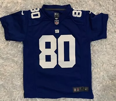 New York Giants #80 Victor Cruz NFL Nike On Field Jersey Kids Boys Size M • $24.99