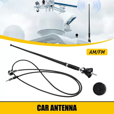 Universal Mount Base Swivel Car Radio AM/FM Amplified Signal Aerial Antenna 16  • $11.79