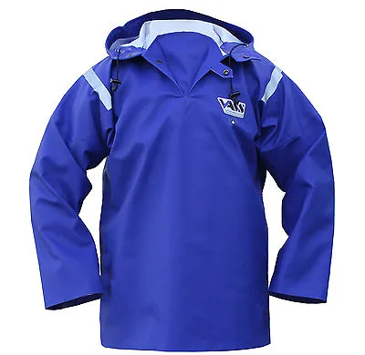 Vass Performance Rainwear Oilskin Smock Blue Vass-tex 550 Extreme Waterproof • £80