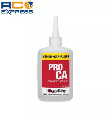 Great Planes Pro Ca+ Glue Medium 2 Oz GPMR6009 • $13.49