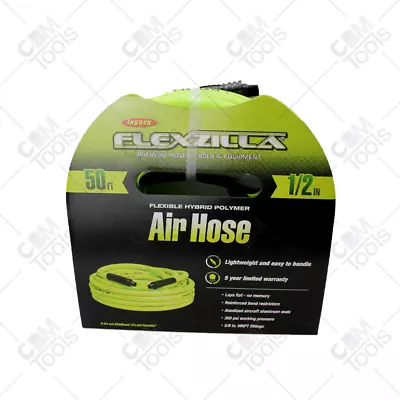 Flexzilla HFZ1250YW3 1/2  X 50' Premium Air Hose 3/8  MNPT • $63.48